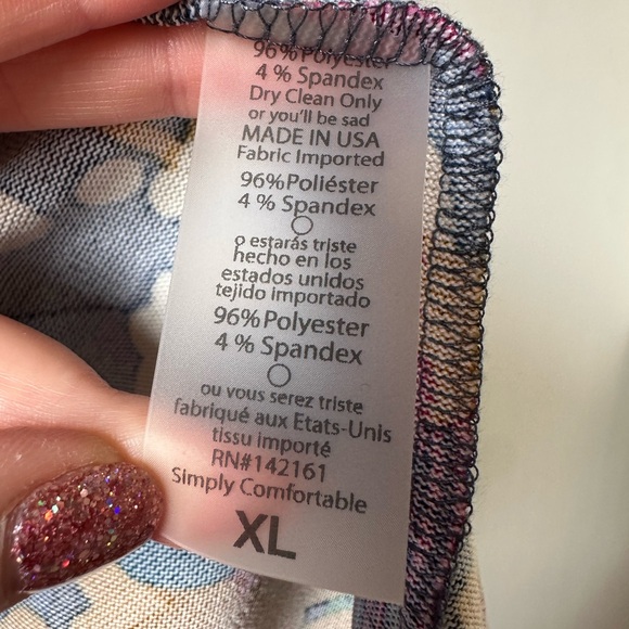 LuLaRoe bright floral “Sarah” duster - Picture 4 of 5